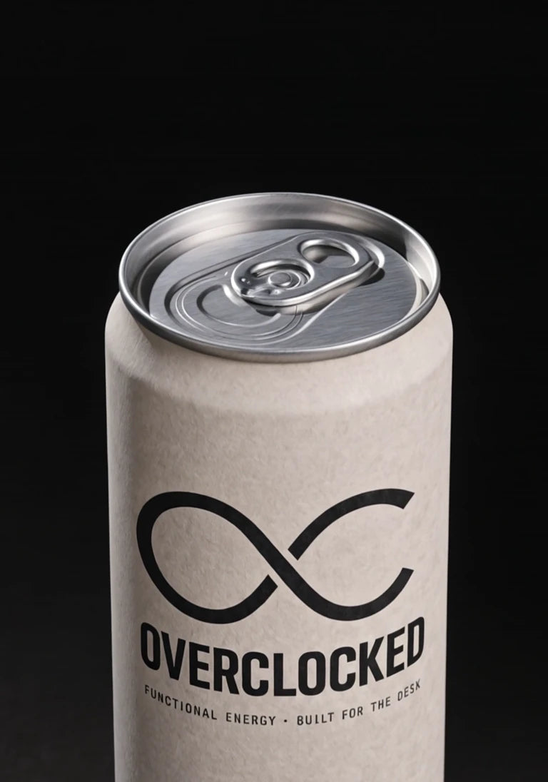 Het blik Overclocked gaat open, koolzuur ontsnapt